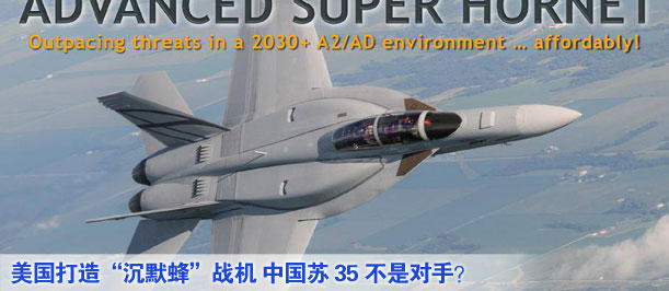 美國打造“沉默蜂”戰機 中國蘇35不是對手？