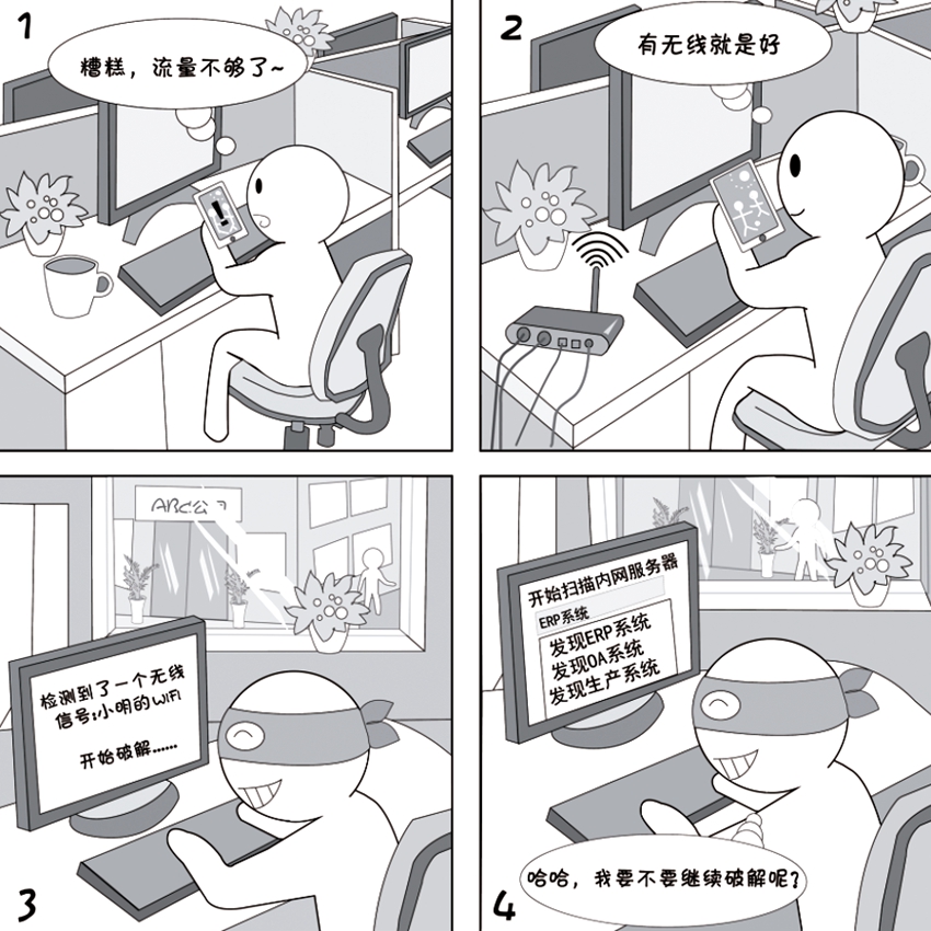 2018國(guó)家網(wǎng)絡(luò)安全宣傳周系列動(dòng)漫①丨還在“蹭”免費(fèi)WiFi？這些安全風(fēng)險(xiǎn)告訴你真能嚇一跳