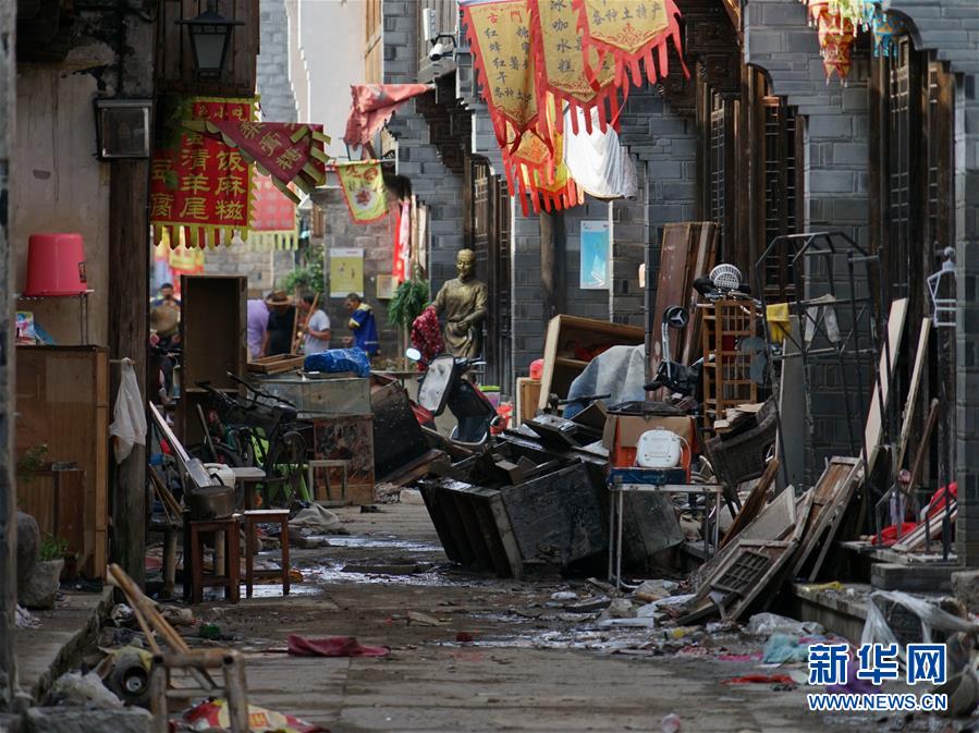 （關(guān)注“利奇馬”·圖文互動(dòng)）（2）古城洪災(zāi) 八方馳援——洪水災(zāi)害下的浙江臨?，F(xiàn)場(chǎng)目擊
