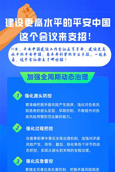 建設(shè)更高水平的平安中國 這個會議來支招！