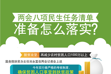 圖表：兩會八項民生任務清單準備怎么落實？