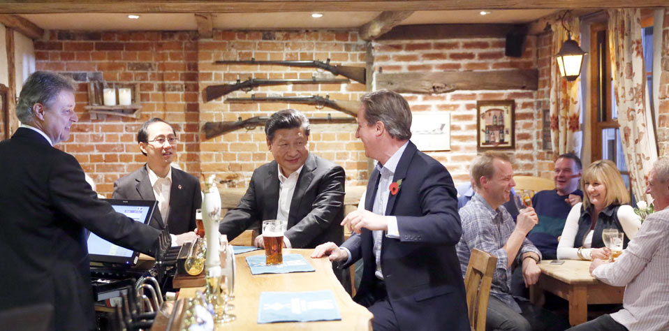 習(xí)近平同英國首相卡梅倫再次會(huì)晤